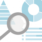 Piirroskuva kaavioista ja diagrammeista.