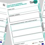 Tempo-hankkeen papereita, joissa löydä urasi suomessa-kartoitus.